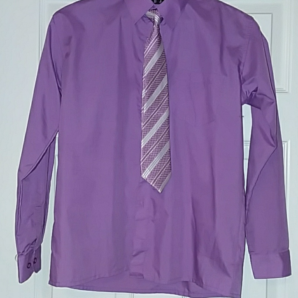 Boys dress shirt with tie